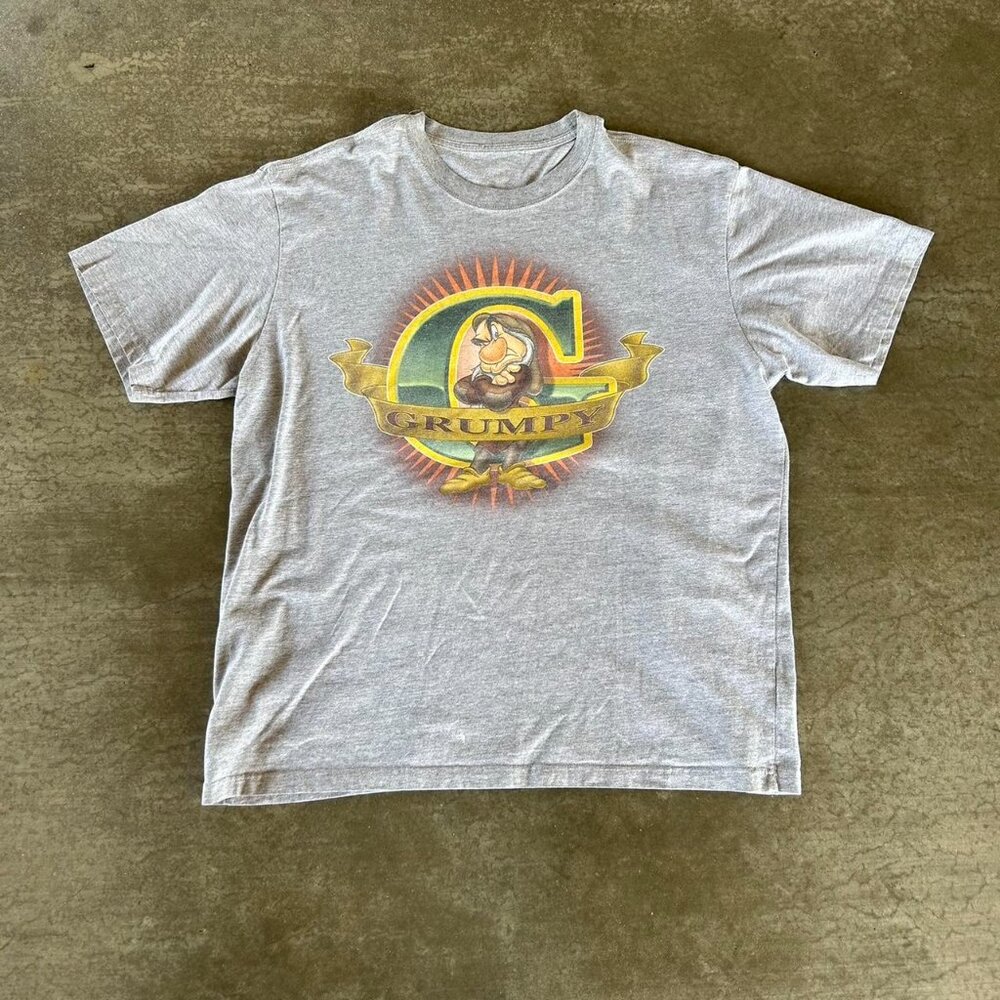 Disney Men's Grey T-shirt